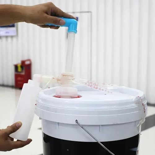 Manual Transfer Pump, Aquarium Suction Valve, Portable Anti‑Backflow Gear with Smart, Utility Aid for Daily Drain, Pump Mate, Water Aid for House Fish Tank RV Automotive Car Motorcycle