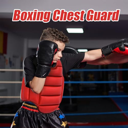 Boxing Chest Guard Reversible Kickboxing Chest Guard - size: Large