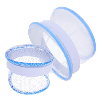 SUPVOX Guppy Breeding Box 6.49X6.49X4.13In Floating Mesh Aquarium Isolation Tank Divider Transparent Hatchery Net for Fish Fry Spawning and Monitoring