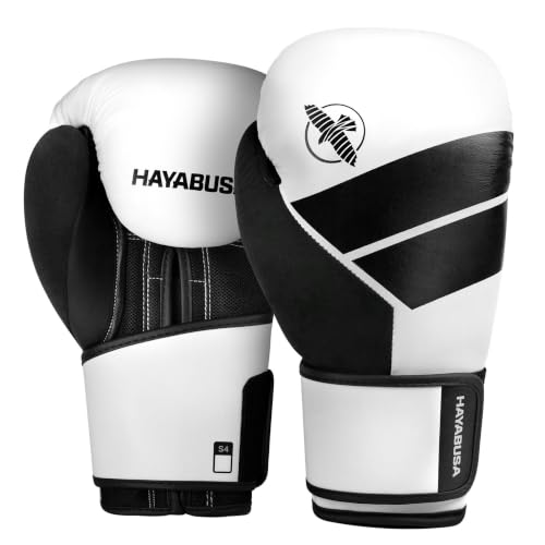 Hayabusa S4 Boxing Gloves - Sparring & Muay Thai - color: White, size: 10 oz, X-Small