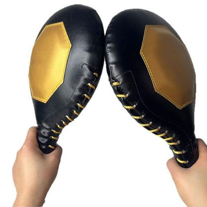 Boxing Target Reinforced Stitching Adjustable Portable Lightweight - color: Gold