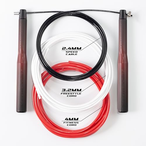 Elite Jumps Sports Performance Speed Jump Rope Bundle - color: Black
