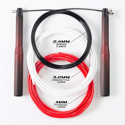 Elite Jumps Sports Performance Speed Jump Rope Bundle - color: Black