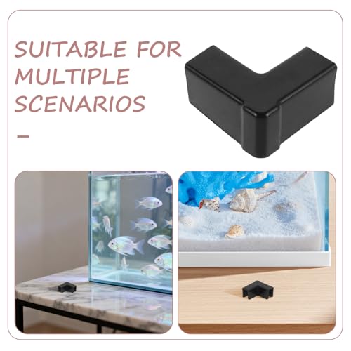 100pcs Fish Tank Edge Protector for Glass Aquariums, Plastic Corner Guards for 15mm Thick Tanks, Anti-Impact Design, Enhanced Safety & Damage Prevention