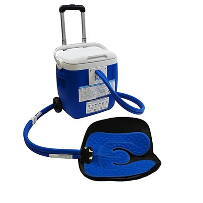 Polar Active Ice 3.0 Cold Therapy Ice Machine System w Programmable Timer, Shoulder Pad & Compression Wrap for Targeted Coverage, Lightweight 16qt Cooler, Quiet Pump, Cryotherapy Pain Relief Treatment - style: Compression Wrap & Shoulder Pad