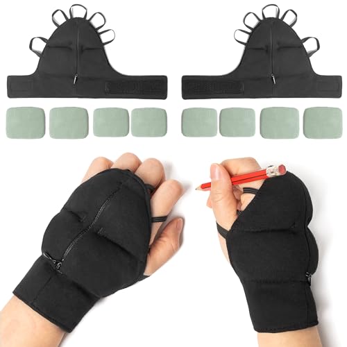 Weighted Gloves for Tremors, Wrist Weights for Hand Tremors and Parkinsons Patients, Steady Hand Adjustable Weighted Gloves (Patent Pending) - size: Small, A Pair