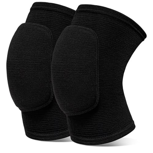 Volleyball Knee Pads knee brace for Women Kids Girls，Soft and Breathable Knee Pads for Volleyball, Dancing, Football, Yoga, Basketball, and Skating - Protective Knee Pads for Adults and Kids (Black, Small) - color: Black, size: Small