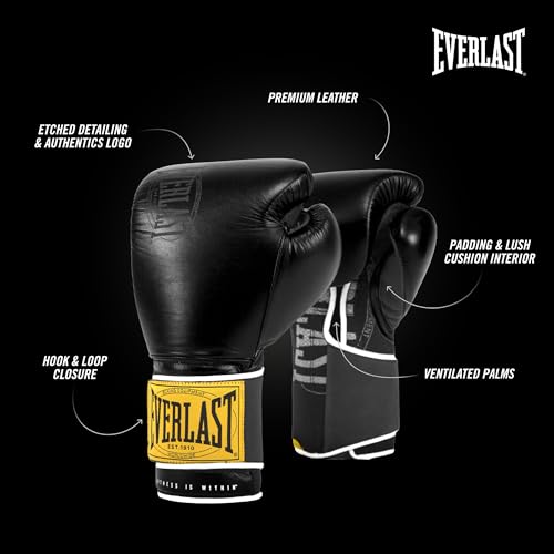 Everlast Everlast Classic Training Glove - color: BLACK, size: 14OZ
