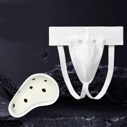 Groin Guard for Kickboxing Jockstrap Abdominal Protectors Grappling Gear for Men Boxing Martial Art Sparring Male Training Groin Guard - size: Medium
