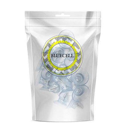 BLUECELL 10 PCS Rubber Strong Suction Cup Replacements for Glass Table Tops with M6 Screw