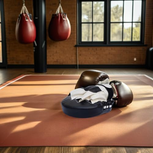 Curved Focus Mitts Punching Pads, PU Leather Taekwondo Strike Shield