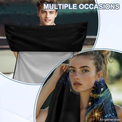 Black Cat Print Towel Car Seat Cover for Front Seats Multi-Purpose Sweat Towel with Storage Bag 60 x 33 Inch Car Seat Hoodie Towels Universal Fit Sedan Truck SUV Van - color: Black - Black Cat