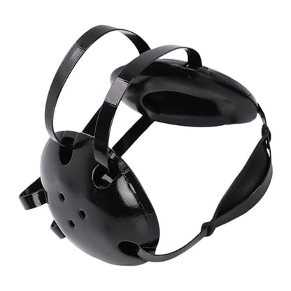 Wrestling Headgear Grappling Head Protection MMA Ear Guard with 3 Hole Breathable Design Soft Chin Cup for Jiu Jitsu BJJ Men Women Youth