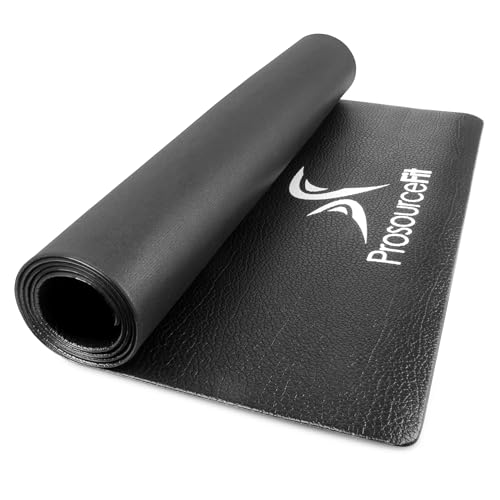 ProsourceFit Exercise Equipment & Treadmill Mat High Density PVC Floor Protector, 3 x 6.5-feet