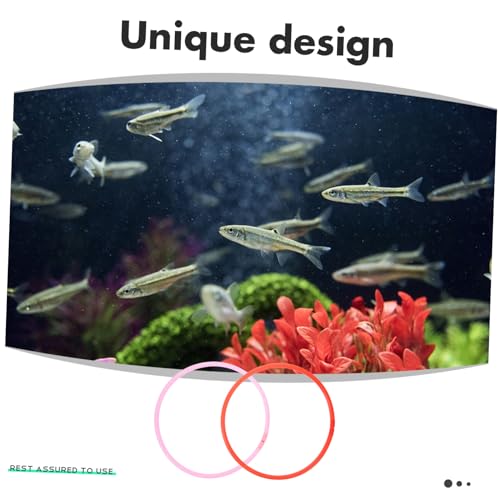 BESPORTBLE Floating Plant Rings Fish Feeding Circles Floating Duckweed Separator Aquarium Decor Green Plant Decor Reusable