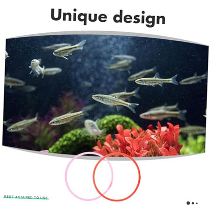 BESPORTBLE Floating Plant Rings Fish Feeding Circles Floating Duckweed Separator Aquarium Decor Green Plant Decor Reusable