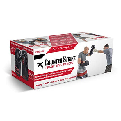 GoSports Padded Blocking Guards - 2 Pack, Great Defender Simulation for Martial Arts & Sports Training - style: Counterstrike Gloves
