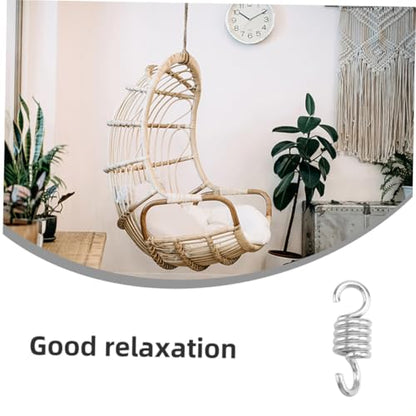 4pcs Stainless Steel Swing Springs for Hanging Chair and Hammock - size: 11.30X3.90X3.90CM