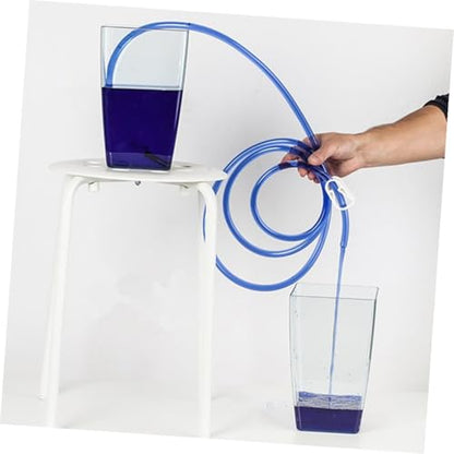 Manual Siphon Pump Water Suction Hose for Car and Home, Practical Guide Oil Tube with Sturdy Suction Pipe for Gasoline and Liquid Transfer, Portable Vehicle Siphon Hose for Fuel