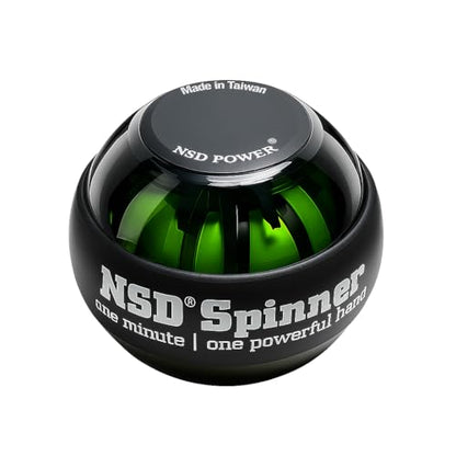 NSD Manual Thumb Wind Start Spinner Gyro Ball – Up to 15,000-18,000 RPM Premium & Durable Hand Strengthener and Wrist Exerciser for Grip Strength Training, Forearm Workout, and Pain Relief - size: Thumb-Wind Start Standard