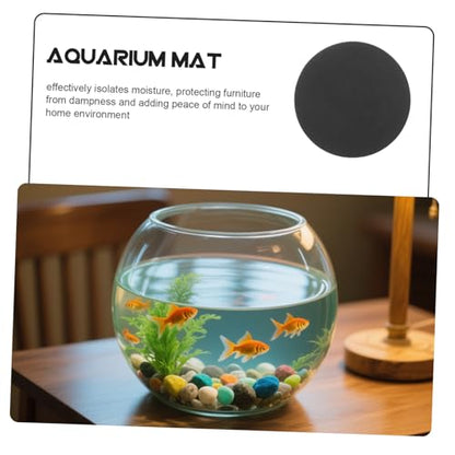 Yardwe Non-Slip Fish Tank Bottom Mat Waterproof Cushioning Pad for Aquariums Terrariums and Micro Landscape Bottles 1-Piece Soft Leveling Mat - size: 12.00X12.00X1.00CM
