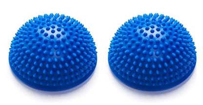 Black Mountain Products Balancing Exercise Stability Pods - Extra Firm for Strength Conditioning Training and Balance Coaching - color: Blue