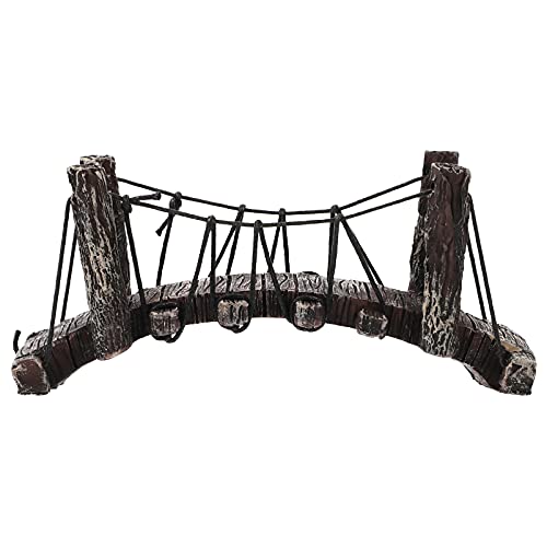 POPETPOP Fish Tank Bridge Decor Aquarium Bridge Lifelike Design for Underwater Landscape Easy to Safe for Fish for Climbing Pet Box Decoration