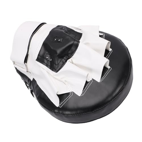 Diydeg Boxing Curved Focus Punching Mitts, PU Leather PU Leather Boxing Pad Set with Adjustable Strap, Training Hand Pads for Kickboxing Taekwondo Karate MMA Kids, Teens, Women - color: Violet