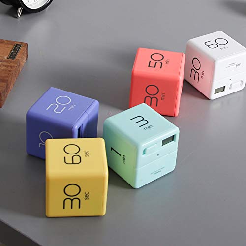 mooas Cube Timer, Flip, Block, Productivity, Time Management (Mint) - color: Mint