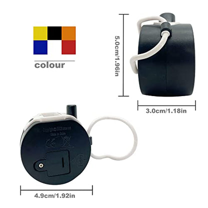 Tally Counter Digital LCD Electronic Handheld 5-Digit Number Count Clicker - color: Red