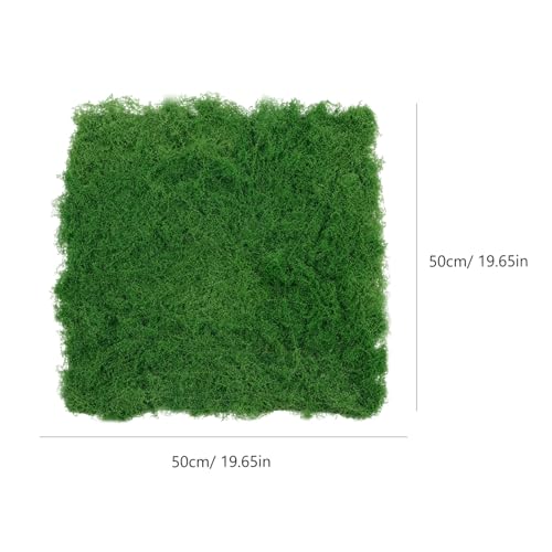 EXCEART Simulated Moss Turf Mat Realistic Artificial Moss Pad for Landscape Decoration for Bonsai Fish Tanks Garden Decor and Creative Projects