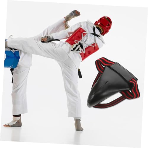 Professional Groin Protector Black Breathable for Martial Arts Training
