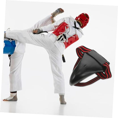 Professional Groin Protector Black Breathable for Martial Arts Training