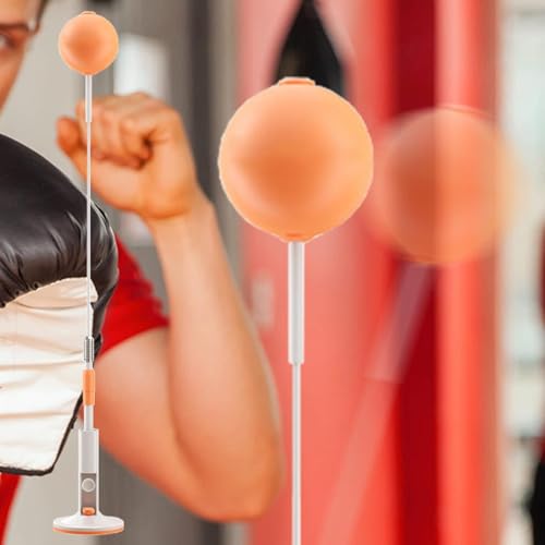 Boxing Reflex Ball Punching Bag Stand Reflex Trainer Hand-Eye Coordination | Standalone for Kids Adults Teens Home Gym Boxing Training Speed Cardio Fitness Workout Dexterity Exercise Equipment - size: 154cm