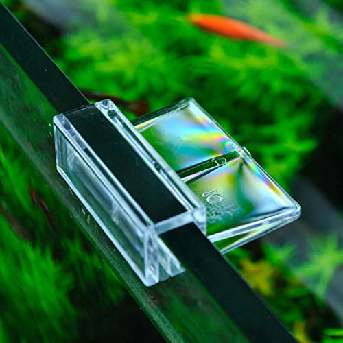 Suxgumoe Aquarium Cover Clip, 8 Pcs Universal Lid Clips for Rimless Aquariums (10MM) - color: 10MM