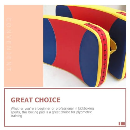 Arc-Shaped Kickboxing Kick Pad Xmas Leather Sponge Training Tool