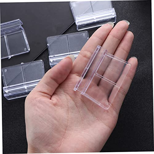 SEWACC 10pcs Acrylic Fish Tank Cover Support Brackets for Glass Aquarium Clear Rack Holders Safe for Fish and Small Pets