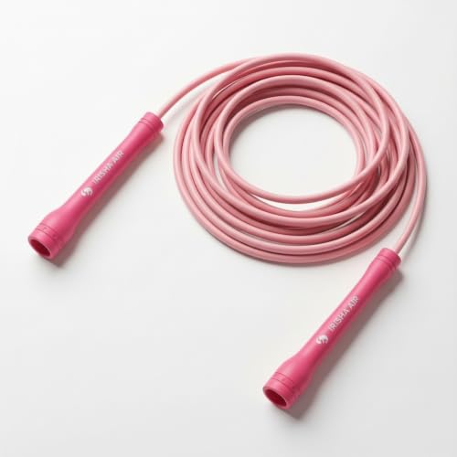 Elevate Rope Jump Rope for Men & Women, 5mm PVC Cable, 10 ft Adjustable - color: Purple/Green
