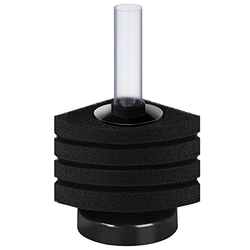 AQUANEAT Aquarium Bio Corner Sponge Filter, for Breeding Shrimp Nano Fish Tank, up to 10Gal - size: Small up to 10 Gal