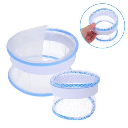 FRCOLOR 2pcs Aquarium Fish Breeding Box Floating Mesh Hatchery Tank with Feeding Ports Isolation Nursery for Fry and Small Pets