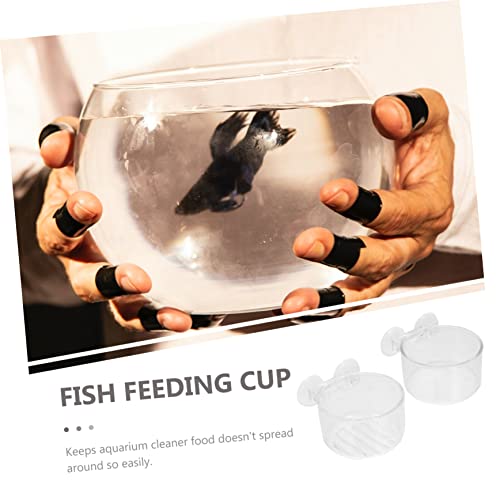 BESPORTBLE 2pcs Fish Food Feeders for Small Fish Red Worm Holders Aquarium Feeding Supplies