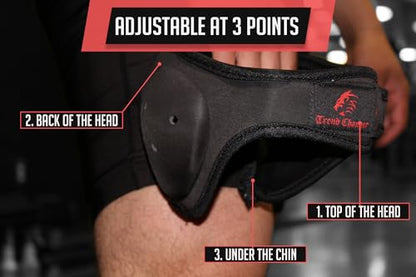 Wrestling Headgear for Kids, Adults Adjustable for BJJ, Grappling, Kickboxing, MMA, Sparring, Training, Jiu Jitsu Cauliflower Ear Helmet - size: Teens/Adults (Up to 25" Head Circumference)
