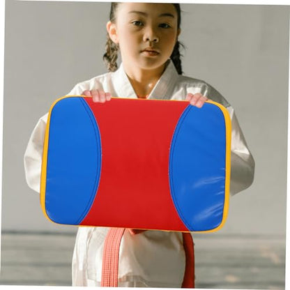 Totority Curved Kickboxing Pad Small Taekwondo Training Shield with Reinforced Handles for Side Kick Practice in Martial Arts and Boxing