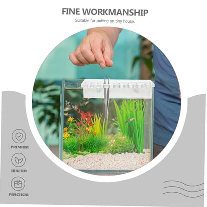 Aquarium Tool Holder Rack for Fish Tank Maintenance Organized Storage for Aquatic Plant Cleaning Tools Wall-Mounted Design Multiple Storage