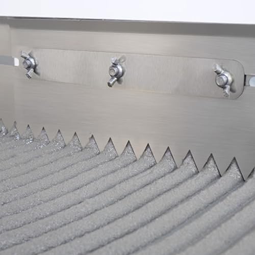 31.5in Adjustable Notched Trowel Mortar Comb With Wheels Tile Leveler Sand Leveling Tiling Paving Tool for Large Tiles Flooring & Tiling Masonry (Triangular 800mm)