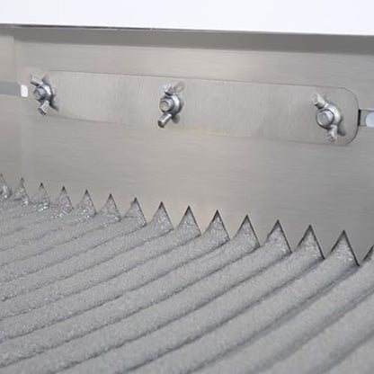 31.5in Adjustable Notched Trowel Mortar Comb With Wheels Tile Leveler Sand Leveling Tiling Paving Tool for Large Tiles Flooring & Tiling Masonry (Triangular 800mm)