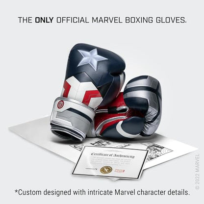 Hayabusa Marvel Hero Elite Boxing Gloves - color: Captain America (Sam Wilson), size: 12oz