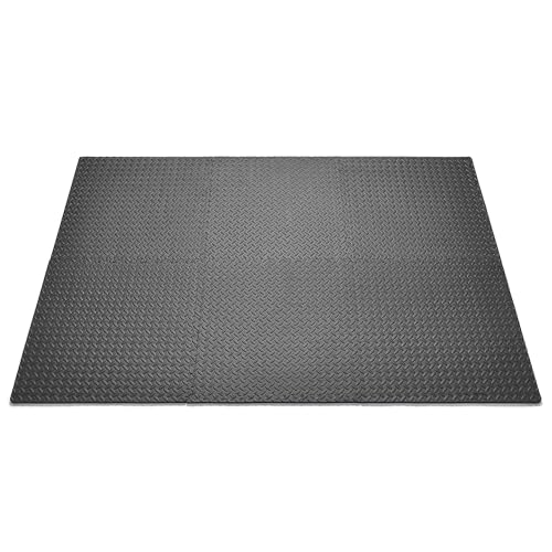 Sunny Health & Fitness Durable Multi-Use Floor Mats for Home, Gym & Play - style: 6 FT x 4 FT