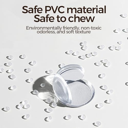 10Pcs Table Corner Protectors,Corner Guards,Clear Edge Safety Bumpers to Cover Sharp Furniture,Drawers,Cabinets, Round
