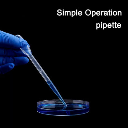 65Pcs 4 Styles Disposable Plastic Pipettes Droppers (1ML 5pcs, 2ML 5pcs, 3ML 50pcs, 5ML 5pcs) for DIY, Lab, Dessert